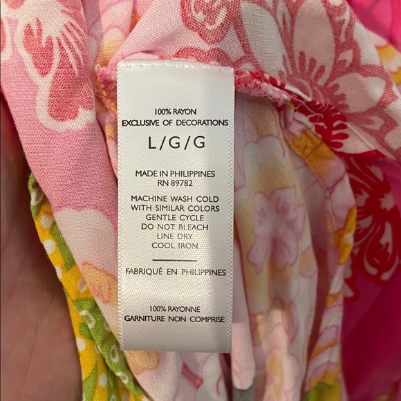 Natori Pink Floral Robe - Picture 6 of 7